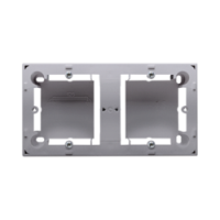 KONTAKT SIMON - Puszka natynkowa płytka (31mm) podwójna; stal inox - MPN2/21