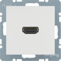 HAGER - GNIAZDO HDMI BIAŁY MAT S.1/B.1/B.3/B.7 - 3315421909