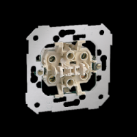 KONTAKT SIMON - Łącznik dwubiegunowy (mechanizm), 16AX, 250V~, śrubowe - 75133-39