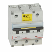 LEGRAND - WYŁĄCZNIK NADPRĄDOWY C 80A 3-POLOWY CHARAKTERYSTYKA C SERII DX3 S 313 - 409280