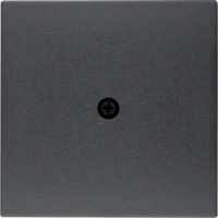 HAGER - ELEMENT CENTRALNY DO PRZYŁĄCZA KABLOWEGO ANTRACYT B.KWADRAT/B.3/B.7 - 10191606