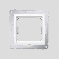 KONTAKT SIMON - ADAPTER NA OSPRZĘT STANDARDU (45×45 Mm) BIAŁY  *Do gniazd teleinformatycznych Simon Connect - DA45.01/11