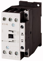 EATON - STYCZNIK MOCY 32A AC3 3 BIEGUNY NO STYK POMOCNICZY NC STEROWANIE 24V AC DILM32-10 - 277274