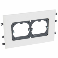 LEGRAND - UCHWYT OSPRZĘT FI 60, 2 MECHANIZMY, POKRYWA 130 DLP - 010924