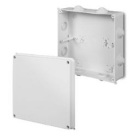 ELEKTRO-PLAST NASIELSK - PUSZKA NATYNK PK-8 HERMETYCZNA 196X196X78 BEZ WKŁADU 8-WYLOTOWA IP55 BIAŁY EP-LUX TYP PK - 0231-00