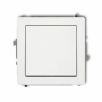 KARLIK - DECO; Mechanizm łącznika jednobiegunowego biały - DWP-1