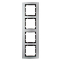 HAGER - RAMKA POCZWÓRNA ALUMINIOWA ANTRACYT B.3 - 10143004