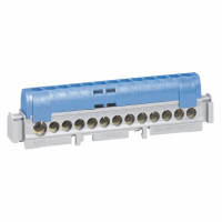 LEGRAND - LISTWA PRZYŁĄCZENIOWA 13 ZACISKÓW DŁ. 113MM DO NEDBOX RWN EKINOX TX XL3125 RN65 NIEBIESKI - 004844