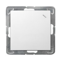 OSPEL - ŁĄCZNIK SCHODOWY POJEDYNCZY ZACISKI AUTOMATYCZNE 16AX 250V IP20 BIAŁY IMPRESJA - ŁP-3Y/m/00