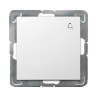 OSPEL - ŁĄCZNIK ZWIERNY ŚWIATŁO ZACISKI AUTOMATYCZNE 10AX 250V IP20 BIAŁY IMPRESJA - ŁP-5Y/m/00