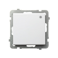 OSPEL - ŁĄCZNIK KRZYŻOWY ZACISKI AUTOMATYCZNE 16AX 250V IP20 BIAŁY SONATA - ŁP-4R/m/00