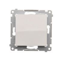 KONTAKT SIMON - ŁĄCZNIK POJEDYNCZY ZACISKI AUTOMATYCZNE 10AX 250V BIAŁY SIMON 54 - DW1.01/11