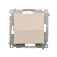 KONTAKT SIMON - ŁĄCZNIK POJEDYNCZY ZACISKI AUTOMATYCZNE 10AX 250V KREMOWY SIMON 54 - DW1.01/41