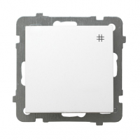 OSPEL - ŁĄCZNIK KRZYŻOWY ZACISKI ŚRUBOWE 10AX 250V IP20 BIAŁY AS - ŁP-4G/m/00