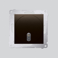 KONTAKT SIMON - Dzwonek elektroniczny (moduł) 8–12 V~; brąz mat - DDT1.01/46