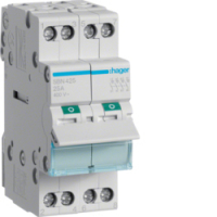 HAGER - MODUŁOWY ROZŁĄCZNIK IZOLACYJNY 25A 4-POLOWY - SBN425