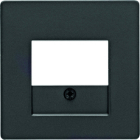 HAGER - ELEMENT CENTRALNY DO GNIAZDA GŁOŚNIKOWEGO ANTRACYT AKSAMIT Q.1/Q.3 - 10336086
