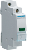HAGER - LAMPKA SYGNALIZACYJNA ZIELONA 12/48V AC - SVN131