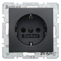 HAGER - GNIAZDO SCHUKO ANTRACYT B.KWADRAT/B.3/B.7 - 47231606