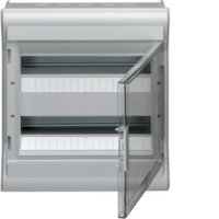 HAGER - ROZDZIELNICA N/T IP65 ODPORNA NA UV PRZETŁOCZENIA 2R 2X18 MODUŁÓW VECTOR OUTDOOR - VE218PN