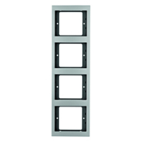 HAGER - RAMKA POCZWÓRNA PIONOWA ALUMINIUM K.5 - 13437003