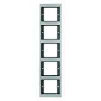 HAGER - RAMKA PIĘCIOKROTNA PIONOWA ALUMINIUM K.5 - 13537003