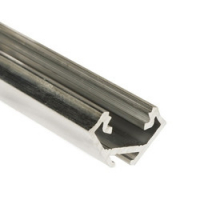 POLTRONIC - PROFIL ALUMINIOWY NAROŻNY NZA 202CM 2.3CM SUROWE ALUMINIUM - PC012190