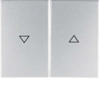 HAGER - KLAWISZE Z NADRUKIEM SYMBOLU "STRZAŁKI" ALUMINIUM K.5 - 14357103