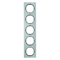 HAGER - RAMKA PIĘCIOKROTNA ALU/CZARNY R.3 - 10152284