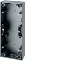 HAGER - PUSZKA POTRÓJNA NATYNKOWA ALUMINIUM MAT S.1 - 10439939