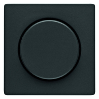 HAGER - ELEMENT CENTRALNY DO ŚCIEMNIACZA OBROTOWEGO Z POKRĘTŁEM ANTRACYT Q.1/Q.3 - 11376086