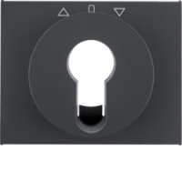 HAGER - ELEMENT CENTRALNY DO ŁĄCZNIKA ŻALUZJOWEGO NA KLUCZ ANTRACYT MAT LAKIEROWANY K.1 - 15047106