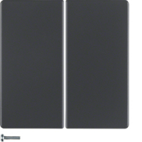 HAGER - PRZYCISK POCZWÓRNY DO ŚCIEMNIACZA PRZYCISKOWEGO QUICKLINK ANTRACYT Q.1/Q.3 KNX RF  - 85648126