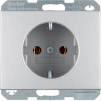 HAGER - GNIAZDO SCHUKO ALU K.5 - 41157003