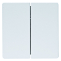 HAGER - PRZYCISK PODWÓJNY QUICKLINK BIAŁY Q.1/Q.3 KNX RF  - 85146129