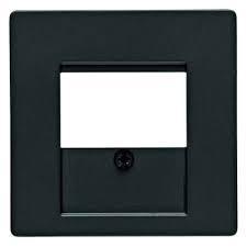 HAGER - ELEMENT CENTRALNY DO GNIAZDA GŁOŚNIKOWEGO ANTRACYT AKSAMIT Q.1/Q.3 - 6810336086