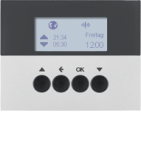 HAGER - ŻALUZJOWY ŁĄCZNIK CZASOWY QUICKLINK ALU LAKIEROWANY K.5 KNX RF  - 85745177