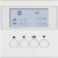 HAGER - ŻALUZJOWY ŁĄCZNIK CZASOWY QUICKLINK BIAŁY POŁYSK S.1/B.3/B.7 KNX RF  - 85745189