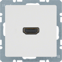 HAGER - GNIAZDO HDMI BIAŁY AKSAMIT Q.1 - 3315426089