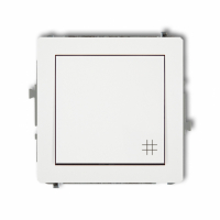 KARLIK - DECO; Mechanizm łącznika krzyżowego biały - DWP-6