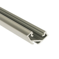 POLTRONIC - PROFIL ALUMINIOWY NAROŻNY NZA 202CM 2.3CM ANODOWANY SREBRNY - PC012206