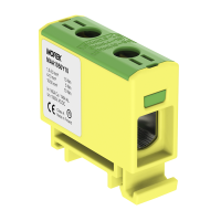 MOREK - Złączka szynowa gwintowa OTL50 kolor żółto-zielony 1xAl/Cu 1,5-50mm2 1000V Zacisk uniwersalny - MAA1050Y10