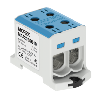 MOREK - OTL95-2 niebieski 2xAl/Cu 6-95mm2 1000V AC/1500V DC Zacisk uniwersalny - MAA2095B10