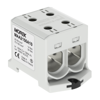 MOREK - OTL150-2  szary 2xAl/Cu 25-150mm2 1000V AC/1500V DC Zacisk uniwersalny - MAA2150A10