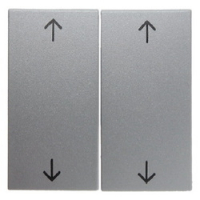 HAGER - KLAWISZE Z NADRUKIEM SYMBOLU "STRZAŁKI" ALUMINIUM B.KWADRAT/B.7 - 16441404