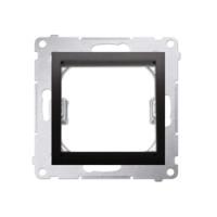 KONTAKT SIMON - Adapter (przejściówka) na osprzęt standardu 45 × 45 mm; antracyt  *Do gniazd teleinformatycznych Simon Connect - DA45.01/48