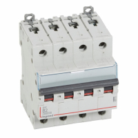 LEGRAND - WYŁĄCZNIK NADPRĄDOWY B 2A 4-POLOWY SERII DX3 S304 - 407618