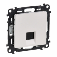 LEGRAND - GNIAZDO KOMPUTEROWE POJEDYNCZE RJ45 KAT. 6 UTP BIAŁY VALENA LIFE - 753142