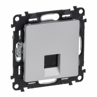 LEGRAND - GNIAZDO KOMPUTEROWE POJEDYNCZE RJ45 KAT. 5E UTP ALUMINIUM VALENA LIFE - 753340