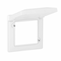 LEGRAND - RAMKA Z KLAPKA IP44 / IK07 BIAŁA VALENA LIFE - 754021
